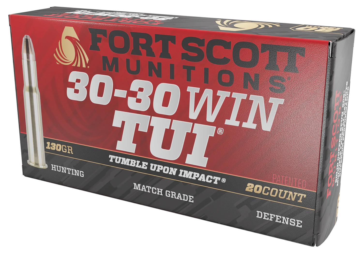 Fort Scott Munitions 3030130SCV Tumble Upon Impact (TUI) Rifle 30-30Win 130gr Solid Copper Spun 20 Per Box/10 Case 3 Fort Scott Munitions 3030130SCV Tumble Upon Impact (TUI) Rifle 30-30Win 130gr Solid Copper Spun 20 Per Box/10 Case