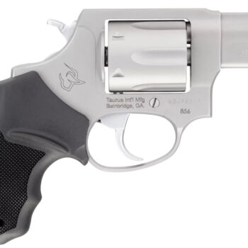 Taurus 2-85629-MA 856 *MA Compliant Small Frame 38 Special +P 6 Shot 2" Stainless Steel Barrel, Cylinder & Frame, Black Rubber Grip, Exposed Hammer