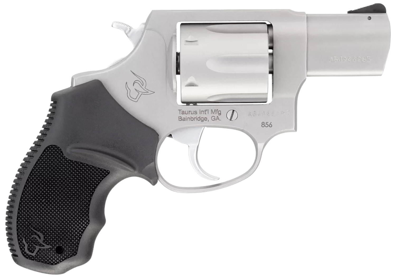 Taurus 2-85629-MA 856 *MA Compliant Small Frame 38 Special +P 6 Shot 2" Stainless Steel Barrel, Cylinder & Frame, Black Rubber Grip, Exposed Hammer 3 Taurus 2-85629-MA 856 *MA Compliant Small Frame 38 Special +P 6 Shot 2" Stainless Steel Barrel, Cylinder & Frame, Black Rubber Grip, Exposed Hammer