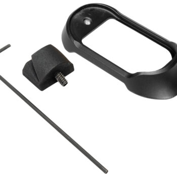 Shield Arms G43X48MAGWELLPRMBLK Premium Magwell  Compatible w/Glock 43X/48, Black Anodized Aluminum