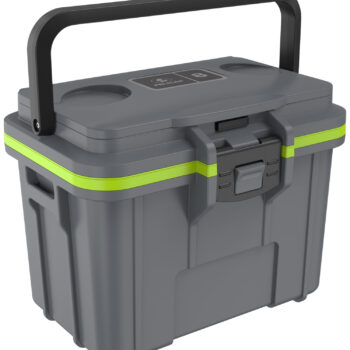 PELICAN 8Q-1-DKGRYEGRN 8QT ELITE COOLER GRY/GRN