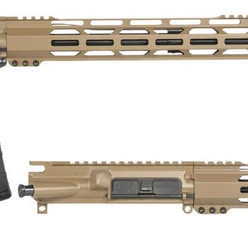 Diamondback DB1721K061 DB15 Combo 5.56x45mm NATO & 300 Blackout 16" 30+1, FDE Carbon Rec/12" M-LOK Handguard, Black Magpul Carbine Stock & Grip, Includes 2 Uppers