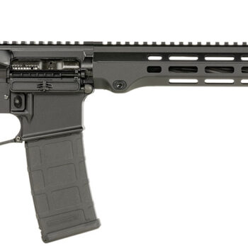 Maxim Defense MXM49737 MD15 L 5.56x45mm NATO 30+1 16" Fluted Barrel, Black, M-LOK Handguard, Magpul Furniture, SL-K Stock, MBUS Sights, Blackout Defense Flat Trigger