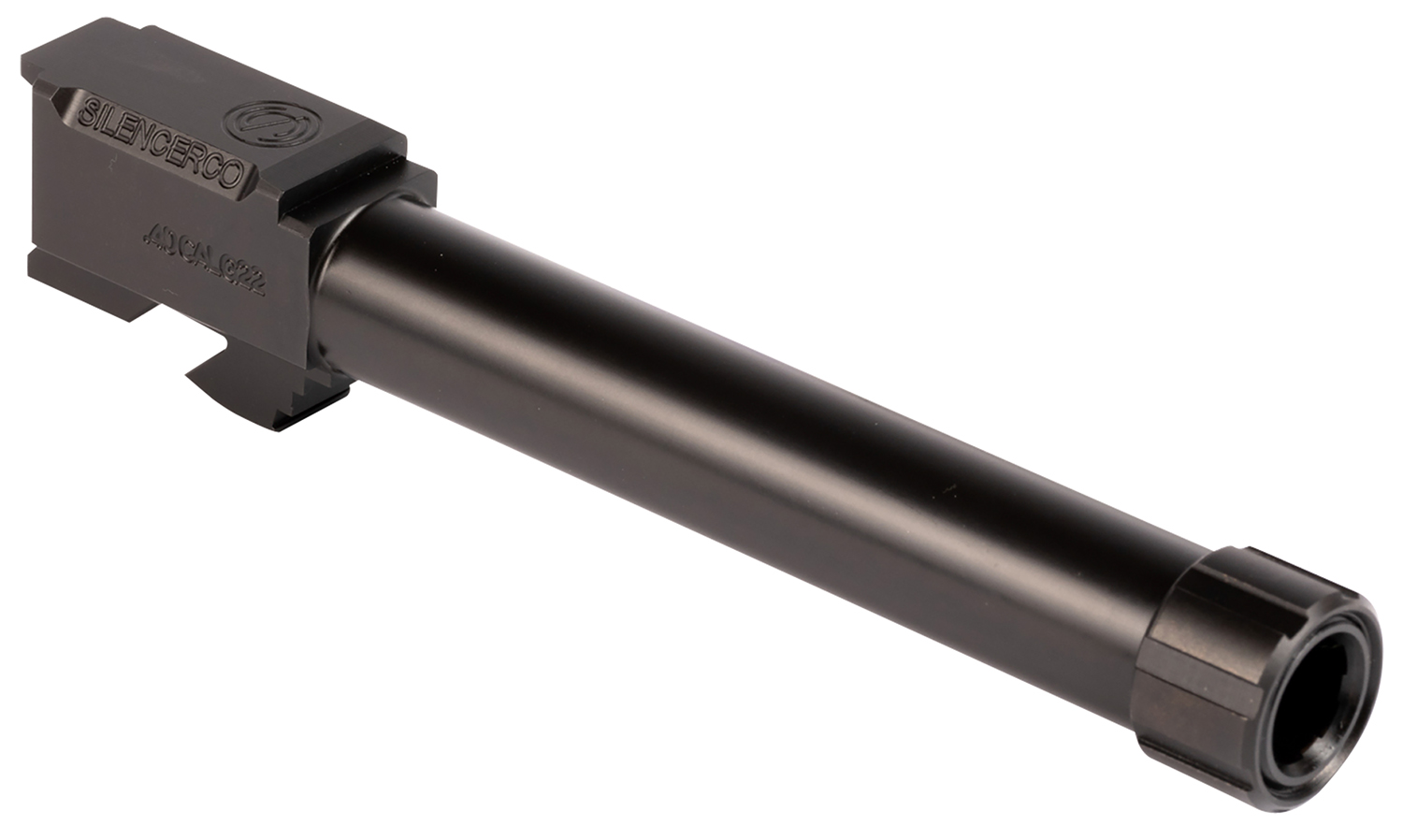SilencerCo AC50 Glock 40 S&W 4.80" Threaded Black Nitride Stainless Steel, Fits Glock 22 Gen2-4 3 SilencerCo AC50 Glock 40 S&W 4.80" Threaded Black Nitride Stainless Steel, Fits Glock 22 Gen2-4