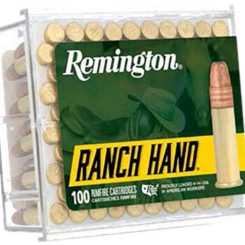 Remington Ammunition R21263 Ranch Hand  22LR 40gr Plated Lead Round Nose 100 Per Box/50 Case