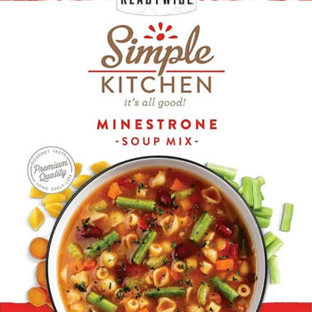 ReadyWise RWSK05065 Simple Kitchen Minestrone Soup 8 Servings Per Pouch, 6 Per Case