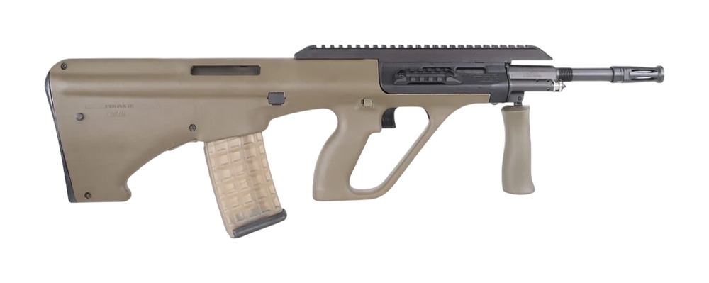 Steyr Arms AUGM2GRNEXT AUG A3 M2 223 Rem/5.56 NATO 30+1 16" Black Steel Barrel, OD Green Receiver w/Picatinny Rail, Bullpup OD Green Synthetic Stock 2 Steyr Arms AUGM2GRNEXT AUG A3 M2 223 Rem/5.56 NATO 30+1 16" Black Steel Barrel, OD Green Receiver w/Picatinny Rail, Bullpup OD Green Synthetic Stock