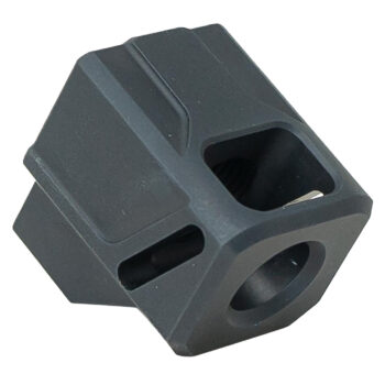 Faxon Firearms FFPACOMPDSMP01 EXOS-514 Compensator for M&P Black Aluminum 1/2"x28 Threads 1.10" OAL 9mm