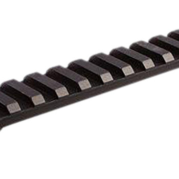 Talley PL0258763 Picatinny Rail  Black Hardcoat Anodized Aluminum Fierce Edge/Fury Long Action 0 MOA