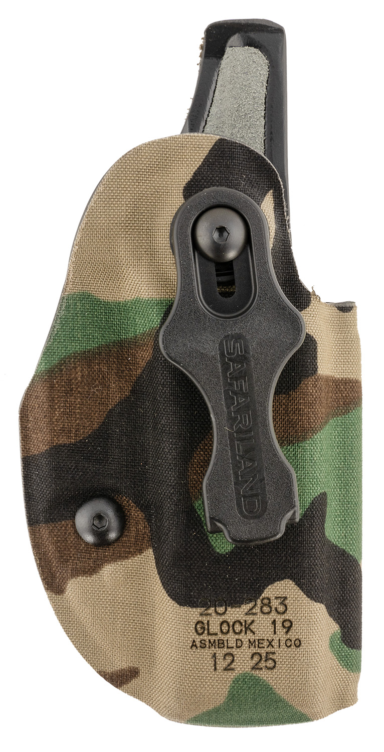 Safariland 20283C991 Species IWB Woodland Camo Compatible w/ Glock 19 Belt Clip Right Hand 3 Safariland 20283C991 Species IWB Woodland Camo Compatible w/ Glock 19 Belt Clip Right Hand
