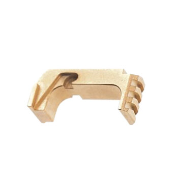 Tyrant CNC TD43X48ESTEELGOLD  Extended Magazine Release Glock 43x/48 Gold Aluminum/Steel