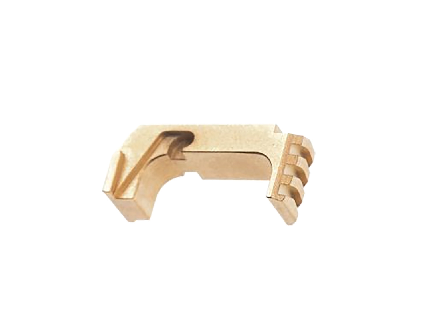 Tyrant CNC TD43X48ESTEELGOLD Extended Magazine Release Glock 43x/48 Gold Aluminum/Steel 2 Tyrant CNC TD43X48ESTEELGOLD Extended Magazine Release Glock 43x/48 Gold Aluminum/Steel