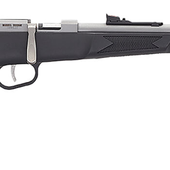 Henry H005R Mini Bolt  Youth 22 S/L/LR 1rd 16.25" Matte Stainless Steel Barrel, Matte Drilled & Tapped Stainless Steel Receiver, Black Fixed w/Pistol Grip Synthetic Stock, Right Hand