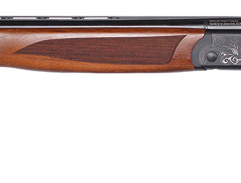 Iver Johnson Arms IJ60028 IJ600  28 Gauge Break Open 2.75" 2 Shot 28" Black Over/Under Vent Rib Barrel, Engraved Matte Black Chrome Steel Receiver, Fixed Walnut Stock