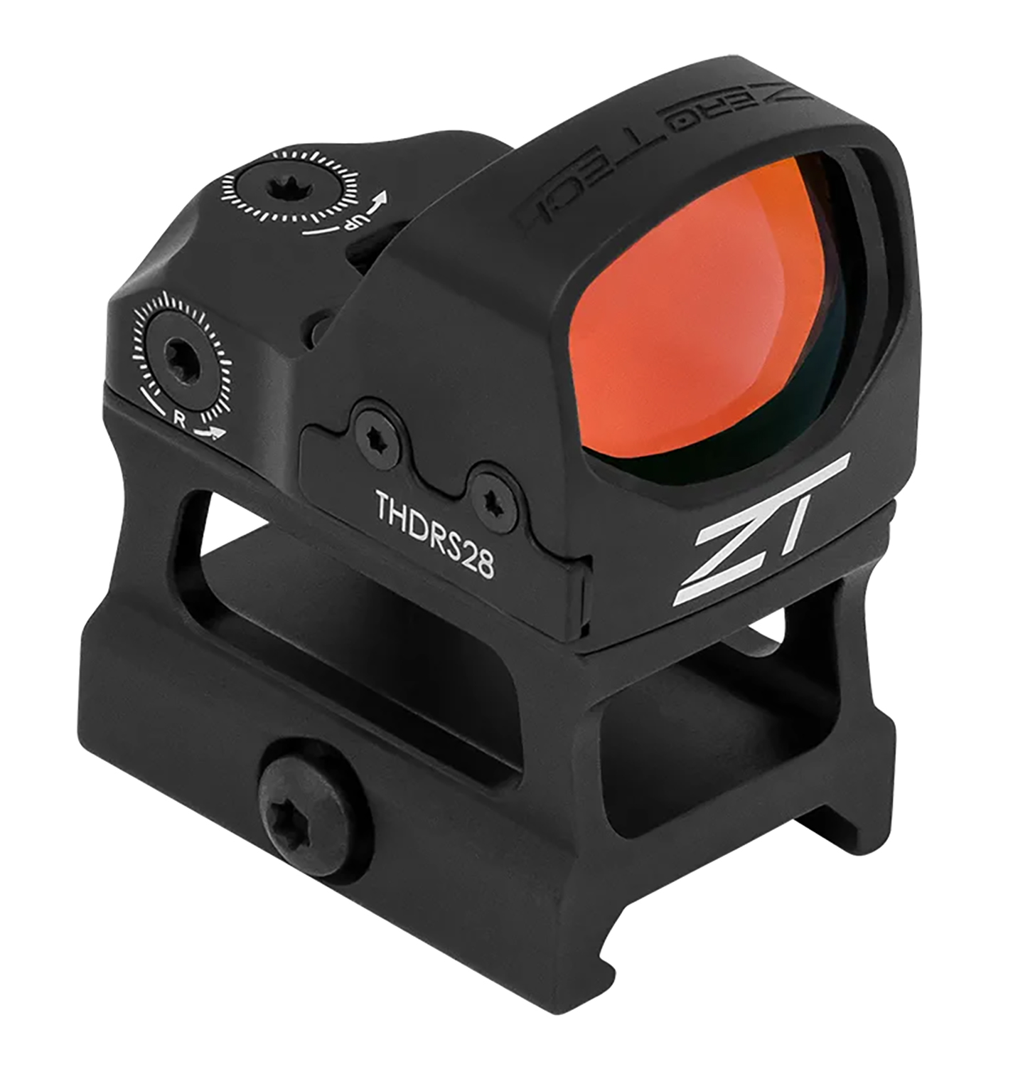 Zero Tech Optics THDRS28H Thrive HD w/High Mount Black 1x28mmx20mm, 3 MOA Red Dot Reticle Picatinny Rail/RMR Footprint Mount 2 Zero Tech Optics THDRS28H Thrive HD w/High Mount Black 1x28mmx20mm, 3 MOA Red Dot Reticle Picatinny Rail/RMR Footprint Mount