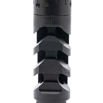 Armaspec ARM1932-BLK Muzzle Brake Harmonics-Tuner Black Stainless Steel 5/8x24 Threads 30 Cal