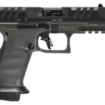 Walther Arms 2871947 PDP Pro SD Compact 9mm Luger 10+1 4.60" Black Threaded Barrel, Black Optic Ready/Serrated Slide, Tungsten Gray Polymer Frame w/Picatinny Rail, Textured Polymer Grip