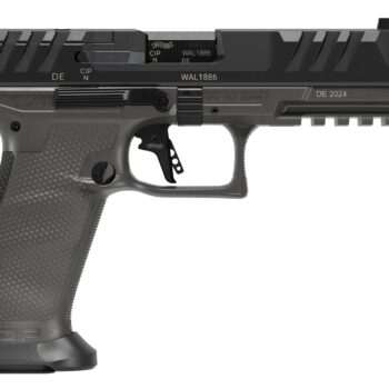 Walther Arms 2871971 PDP Pro SD Full Size 9mm Luger 10+1 5.10" Black Threaded Barrel, Black Optic Ready/Serrated Slide, Tungsten Gray Polymer Frame w/Picatinny Rail, Textured Polymer Grip