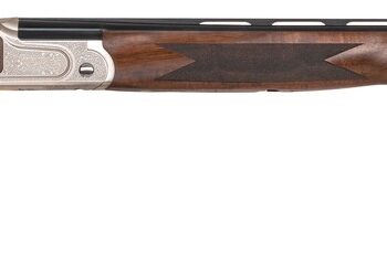 Mossberg 75492 Gold Reserve  28 Gauge Break Open 3" 2rd 28" Blue Polished Over/Under Vent Rib Barrel, Silver w/Engraved Scroll & Gold Inlay Receiver, Grade A Walnut Stock