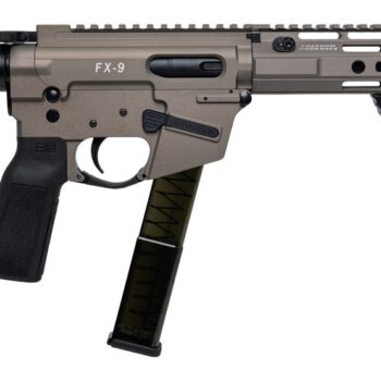Freedom Ordance FX9P10E-FDE FX9P Elite 9mm Luger 10" Black Nitride Threaded Barrel, Flat Dark Earth Anodized Aluminum Receiver w/Picatinny Rail, M-LOK Handguard, Black Polymer SB Tactical SBA5 Brace,