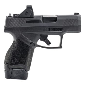 Taurus 1-GX4MP931-RD GX4 w/Optic Micro-Compact Frame 9mm Luger 13+1 3" Satin Black DLC Barrel, Black Gas Nitride Alloy Steel Serrated w/Optic Slide, Black Stainless Steel Frame, Textured Grip, Viridia