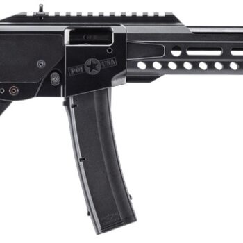 Patriot Ordnance Factory 02543 Tombstone  9mm Luger 20+1 16.50" Black Fluted Threaded Barrel, Black Aluminum Receiver w/Picatinny Rail, M-LOK Handguard, Magpul SGA Black Synthetic Stock