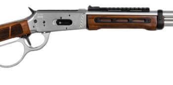 Derya Firearms RAN.20.357 RAN  357 Mag 10+1 20" Polished Nickel Threaded Barrel & Steel Receiver w/Picatinny Rail, M-LOK Forend, Walnut Fixed w/M-LOK Stock