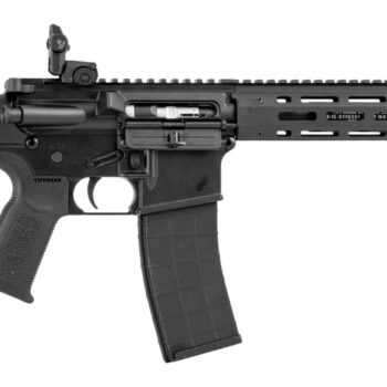 Tippmann Arms A101374 M4-22 Elite Bug Out 22 LR 25+1 12" Black Parkerized Integrally Suppressed Barrel, Matte Black Aluminum Receiver w/Picatinny Rail, M-LOK Handguard, Black Adjustable Folding Stock,
