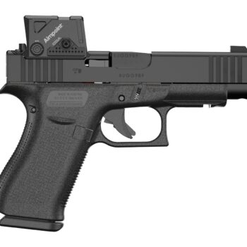 Glock PA4850B03FRMOS8A4 G48 MOS w/Aimpoint Slim Compact 9mm Luger 10+1 4.17" Black GMB Barrel, Black nDLC Steel Serrated w/Aimpoint COA Slide, Black Polymer Frame w/Accessory Rail, Right Hand
