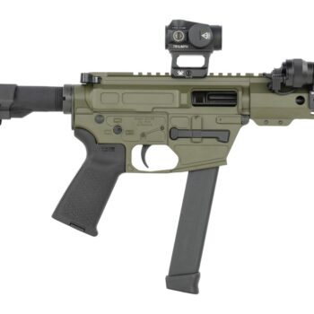 Shark Coast Tactical SCC8165CAODG-S Creepy Andrew  9mm Luger 30+1 Polymer SB Tactical SBA3 Brace