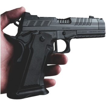 Fusion Firearms XP-COMP-9-BLK-TR XP Comp 9mm Luger 17+1 4.60" Black Tennifer Compensated Barrel, Tennifer QPQ Steel Integrated Compensator/Optic Ready Slide & Frame w/Beavertail & Picatinny Rail, Blac