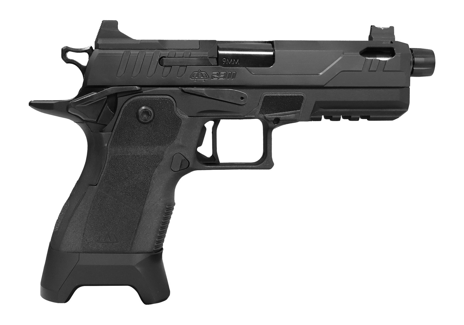 Oa Defense OA2311COMPACTPROPTBBLK 2311 Pro Compact 9mm Luger 17+1 4.25" Black DLC Threaded Barrel, Black Steel Optic Ready/Serrated Slide, Black Aluminum Frame w/Picatinny Rail, Black Polymer Grip, Am 3 Oa Defense OA2311COMPACTPROPTBBLK 2311 Pro Compact 9mm Luger 17+1 4.25" Black DLC Threaded Barrel, Black Steel Optic Ready/Serrated Slide, Black Aluminum Frame w/Picatinny Rail, Black Polymer Grip, Am