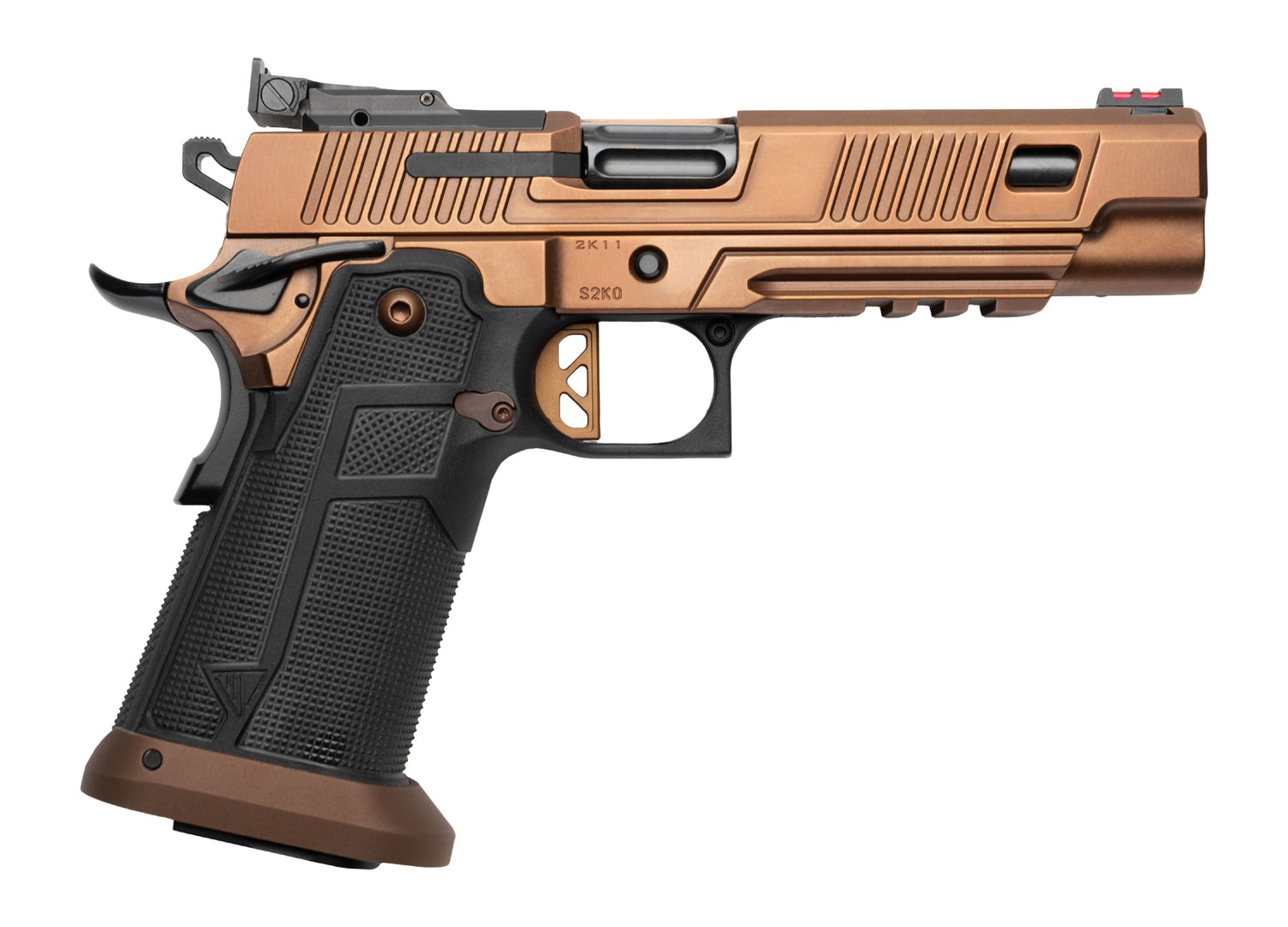 CNC Firearms CNC2K11ROGUE Kimber 2K11 Rogue w/Optic Limited Edition 9mm Luger 20+1 5" Black DLC Barrel, Custom Copper PVD Stainless Steel Lightening Cut/Optic Ready Slide & Frame w/Picatinny Rail, Cus 3 CNC Firearms CNC2K11ROGUE Kimber 2K11 Rogue w/Optic Limited Edition 9mm Luger 20+1 5" Black DLC Barrel, Custom Copper PVD Stainless Steel Lightening Cut/Optic Ready Slide & Frame w/Picatinny Rail, Cus