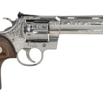 Colt Mfg PYTHONSP6WTSSEGG Python Sports South Exclusive 357 Mag/38 Special 6 Shot 6" Vent Rib Stainless Steel Barrel, Cylinder & Frame, Walnut Grip, Transfer Bar Safety, Exposed Hammer