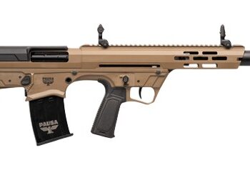 Panzer Arms PABP12BPSFDE BP12 Gen3 12 Gauge Semi-Auto 3" 5+1 18.50" Black Barrel, Flat Dark Earth Aluminum/Polymer Receiver w/Picatinny Rail, M-LOK Handguard, Flat Dark Earth Adj Cheekrest Polymer Sto