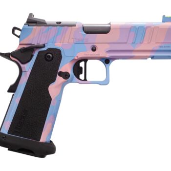 Tisas Arms Customs 12500032AA14 1911 Carry Carry Frame 9mm Luger 18+1 4.25" Bull Barrel Carbon Steel Optic Ready Slide Steel Frame w/Picatinny Rail