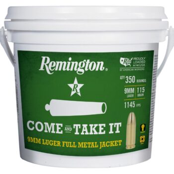 REM R23743      9MM 115G  FMJ 350RD BUCKET   350/4