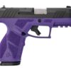 Taurus 1-GX2P931DP GX2 T.O.R.O. Compact Frame 9mm Luger 13+1 3.38" Matte Stainless SharpShooter Barrel, Black Alloy Steel Optic Ready Slide, Deep Purple Polymer Frame w/Picatinny Rail, Textured Grip 2 203366