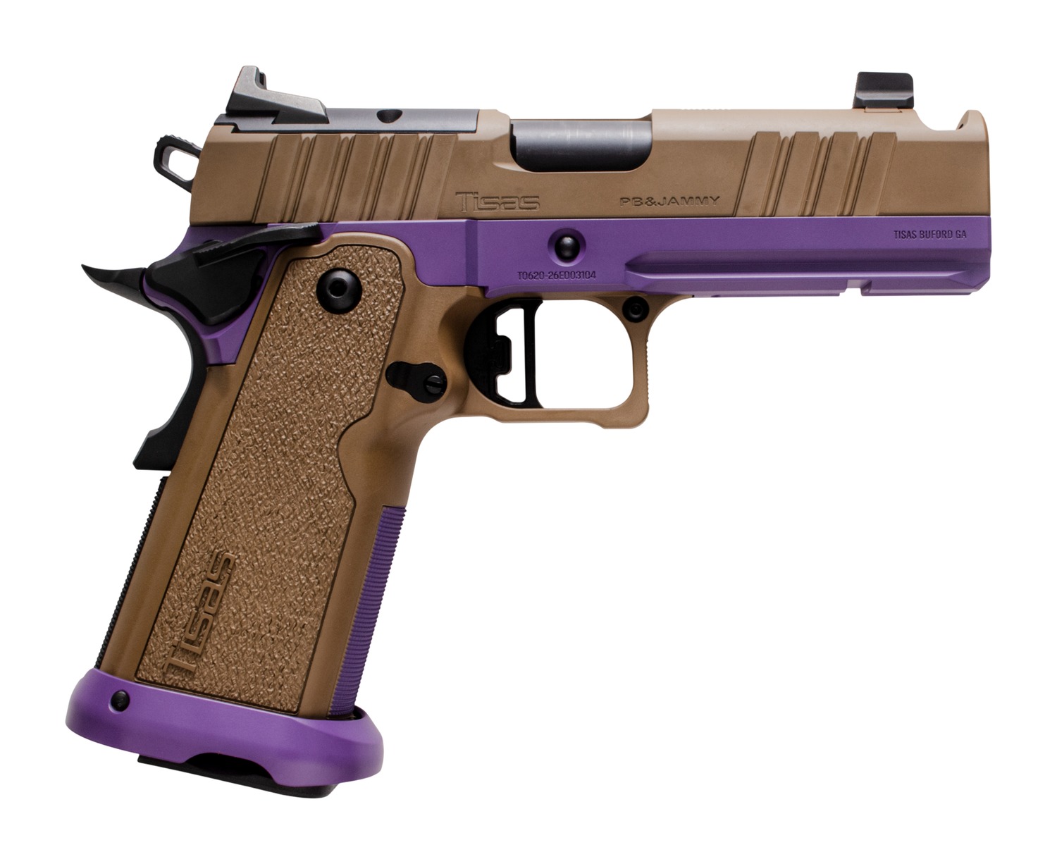 Tisas Arms Customs 12500034AA18 1911 Sports South Exclusive 9mm Luger 18+1 4.25" Carbon Steel Optic Ready Slide 3 Tisas Arms Customs 12500034AA18 1911 Sports South Exclusive 9mm Luger 18+1 4.25" Carbon Steel Optic Ready Slide