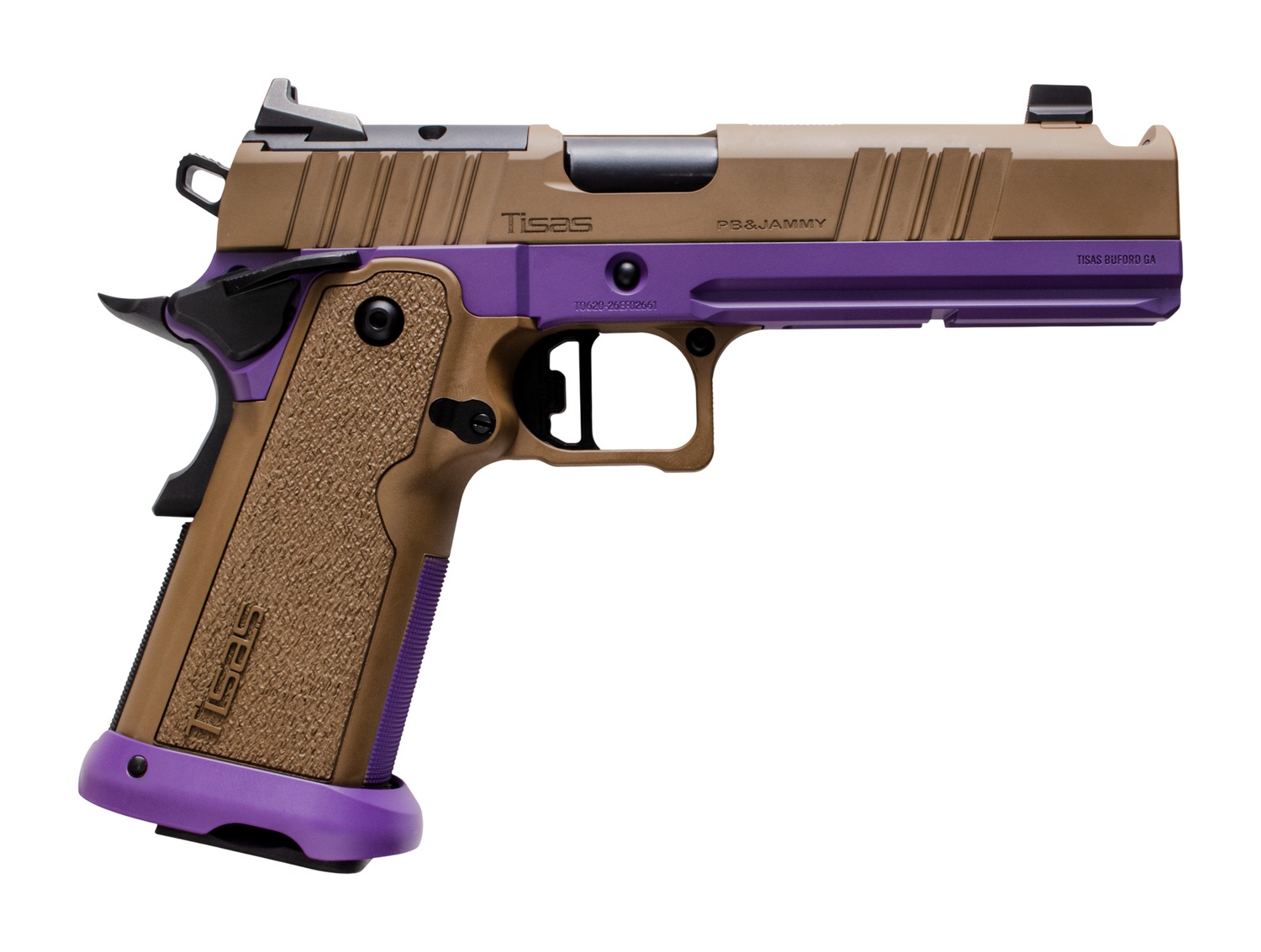 Tisas Arms Customs 12500035AA19 1911 Sports South Exclusive 9mm Luger 18+1 5" Carbon Steel Optic Ready Slide 3 Tisas Arms Customs 12500035AA19 1911 Sports South Exclusive 9mm Luger 18+1 5" Carbon Steel Optic Ready Slide