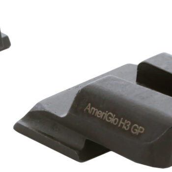 AmeriGlo SW301 i-Dot Sight Set for Smith & Wesson M&P  Green Tritium LumiGreen Outline Front Sight-Green Tritium Rear Sight