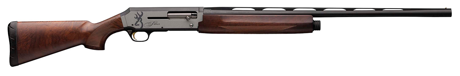 Browning 011413304 Silver Field 12 Gauge 28" 3" 4+1, Alloy Receiver With Silver/Matte Black Bi-Tone Finish, Satin Turkish Walnut Stock With Cut Checkering 3 Browning 011413304 Silver Field 12 Gauge 28" 3" 4+1, Alloy Receiver With Silver/Matte Black Bi-Tone Finish, Satin Turkish Walnut Stock With Cut Checkering