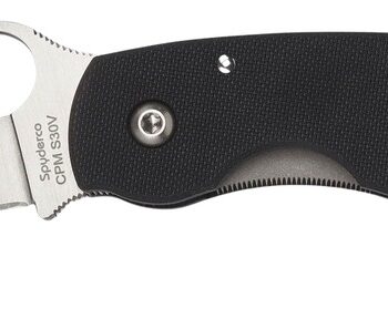 Spyderco C36GPE Military  4" Folding Modified Clip Point Plain CPM S30V Stainless Steel Blade/G10 Black Handle
