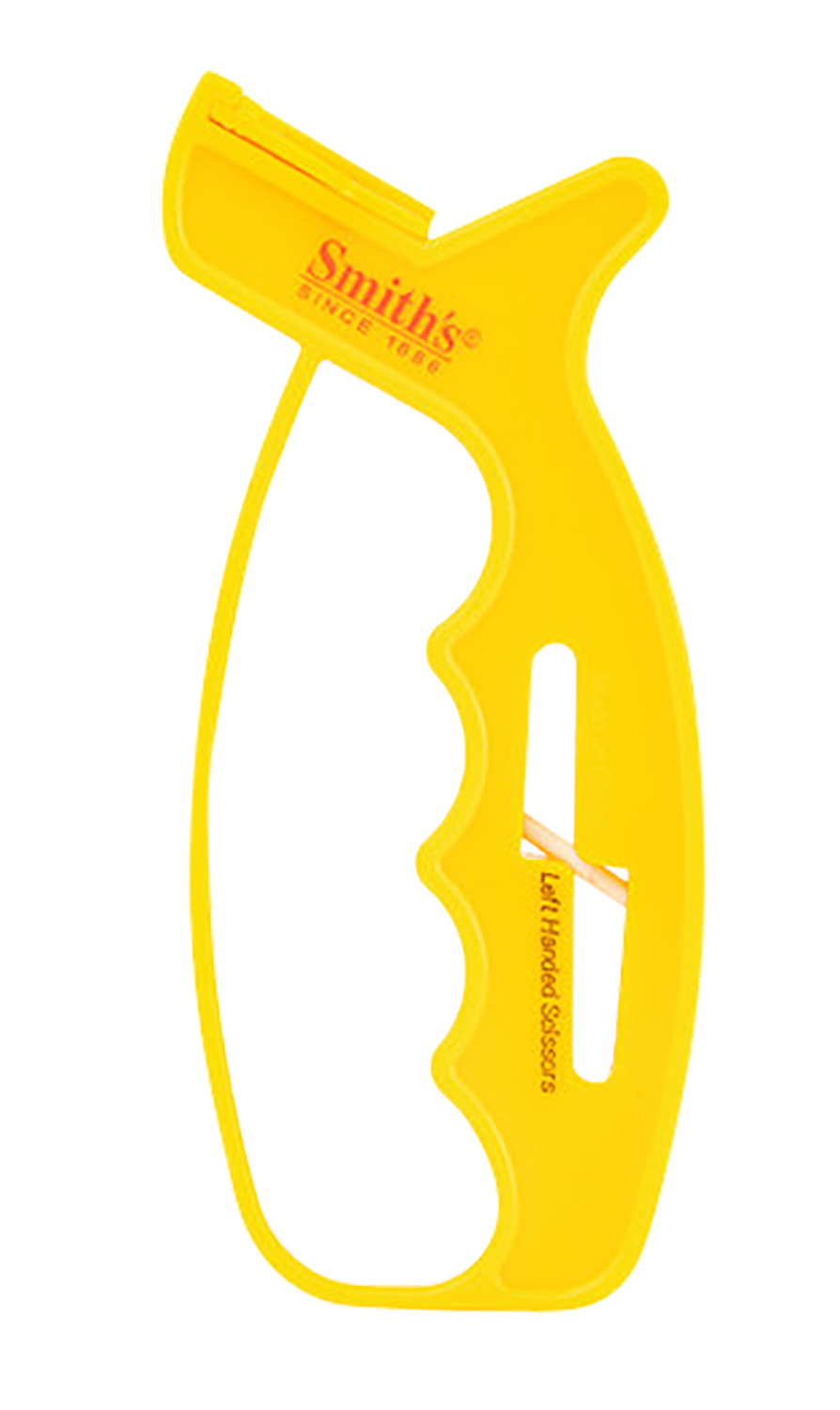 Smiths Products JIFFS 10-Second Knife & Scissor Sharpener Hand Held Fine, Coarse Carbide, Ceramic Sharpener Plastic Handle Yellow 3 Smiths Products JIFFS 10-Second Knife & Scissor Sharpener Hand Held Fine, Coarse Carbide, Ceramic Sharpener Plastic Handle Yellow