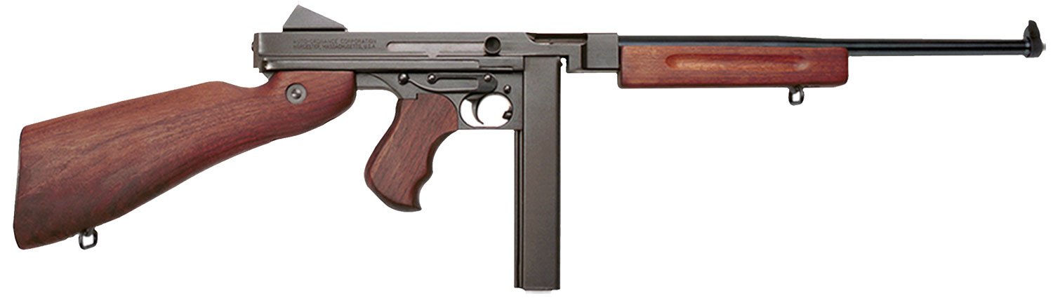 Thompson TM1C M1 Carbine Lightweight Carbine 45 ACP Caliber with 16.50" Barrel, 30+1 Capacity (Stick), Black Hard Coat Anodized Metal Finish, American Walnut Stock Wood Grip Right Hand 3 Thompson TM1C M1 Carbine Lightweight Carbine 45 ACP Caliber with 16.50" Barrel, 30+1 Capacity (Stick), Black Hard Coat Anodized Metal Finish, American Walnut Stock Wood Grip Right Hand
