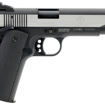 GSG GSG2210M1911S M1911  22 LR 5" 10+1 Black Hardcoat Anodized Stainless Steel Polished Slide Black Polymer Grip