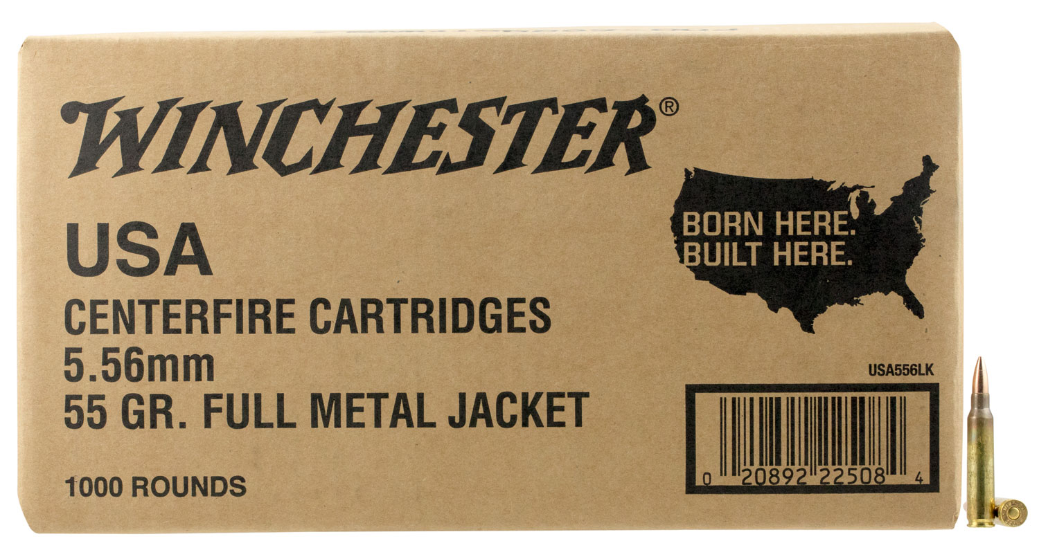 Winchester Ammo WM1931000 USA M193 5.56x45mmNATO 55gr Full Metal Jacket 1000rds *Sold by Case 3 Winchester Ammo WM1931000 USA M193 5.56x45mmNATO 55gr Full Metal Jacket 1000rds *Sold by Case