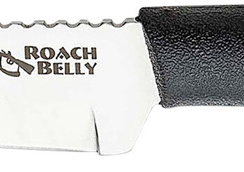 Cold Steel 20RBC Roach Belly  4.50" Fixed Serrated 4116 Stainless Steel Blade/Black Polypropylene Handle