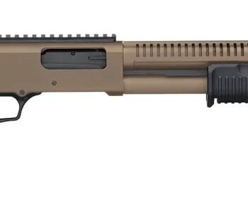 MOSSBERG 590R 12/18.5 6+1 FDE BREACHER