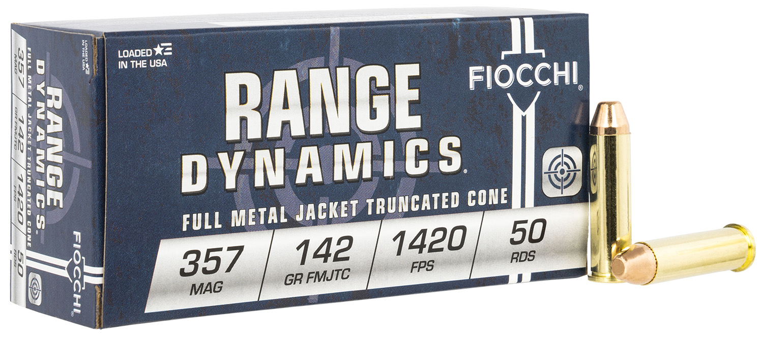 Fiocchi 357F Range Dynamics 357Mag 142gr Full Metal Jacket Truncated Cone 50 Per Box/20 Case 3 Fiocchi 357F Range Dynamics 357Mag 142gr Full Metal Jacket Truncated Cone 50 Per Box/20 Case